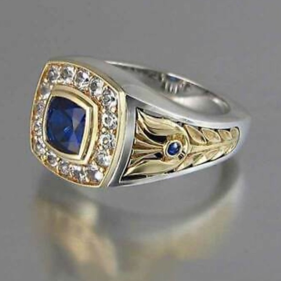 NEW 925 Two tone Ring - Picture 2 of 9